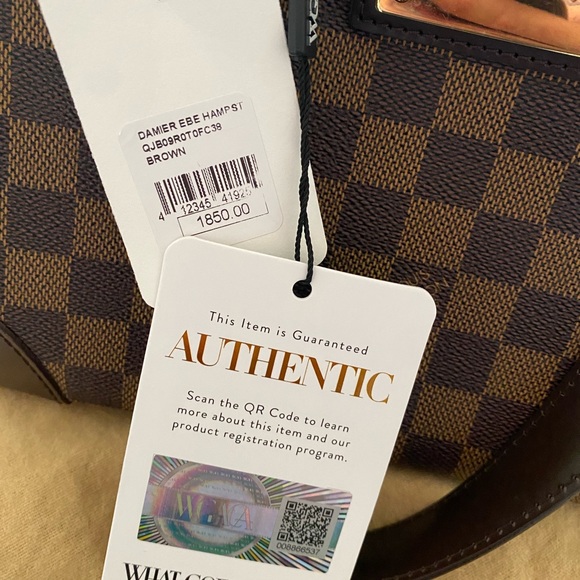 LOUIS VUITTON Damier EBE HAMPSTEAD Tote PM - Picture 4 of 16